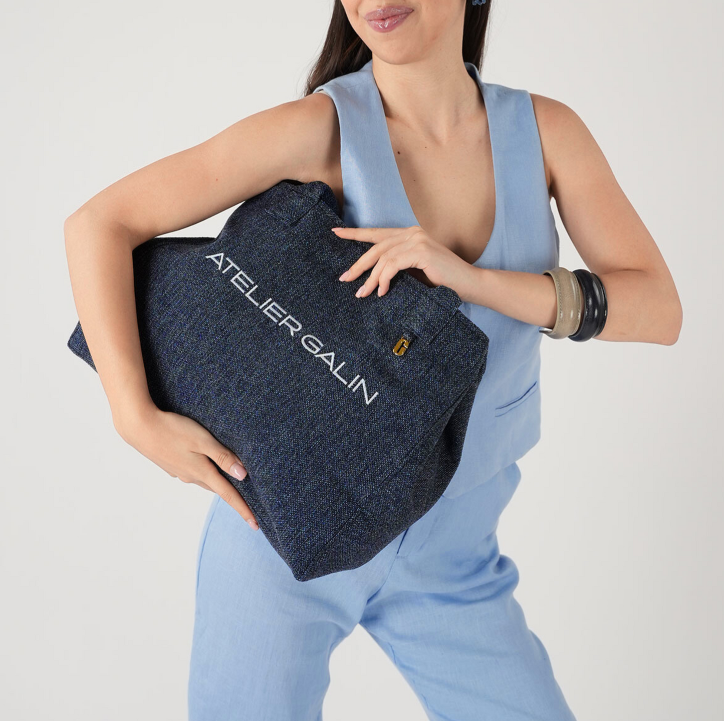 Vela Tote Çanta N°1 - Azure