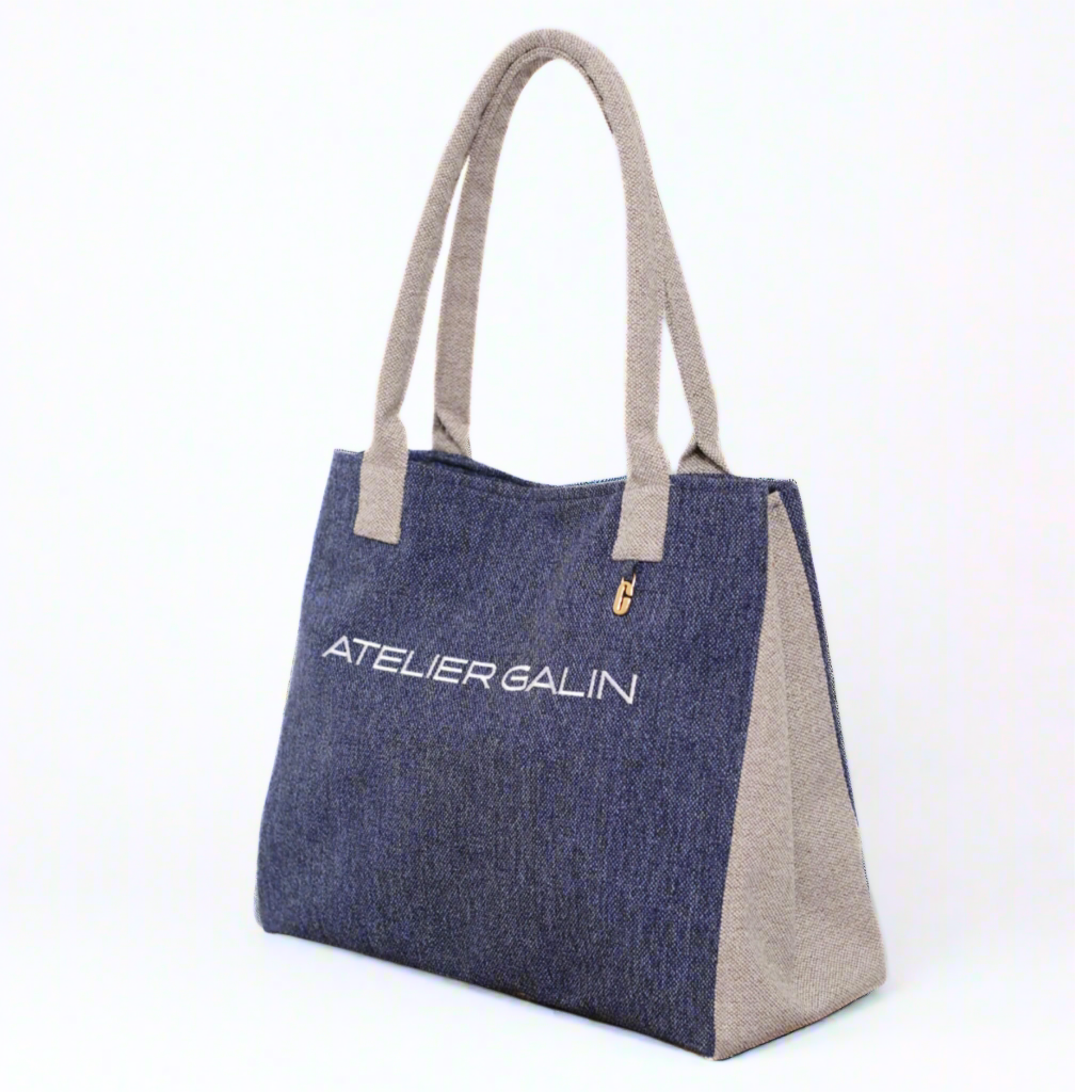 Vela Tote Çanta N°1 - Azure & Dune