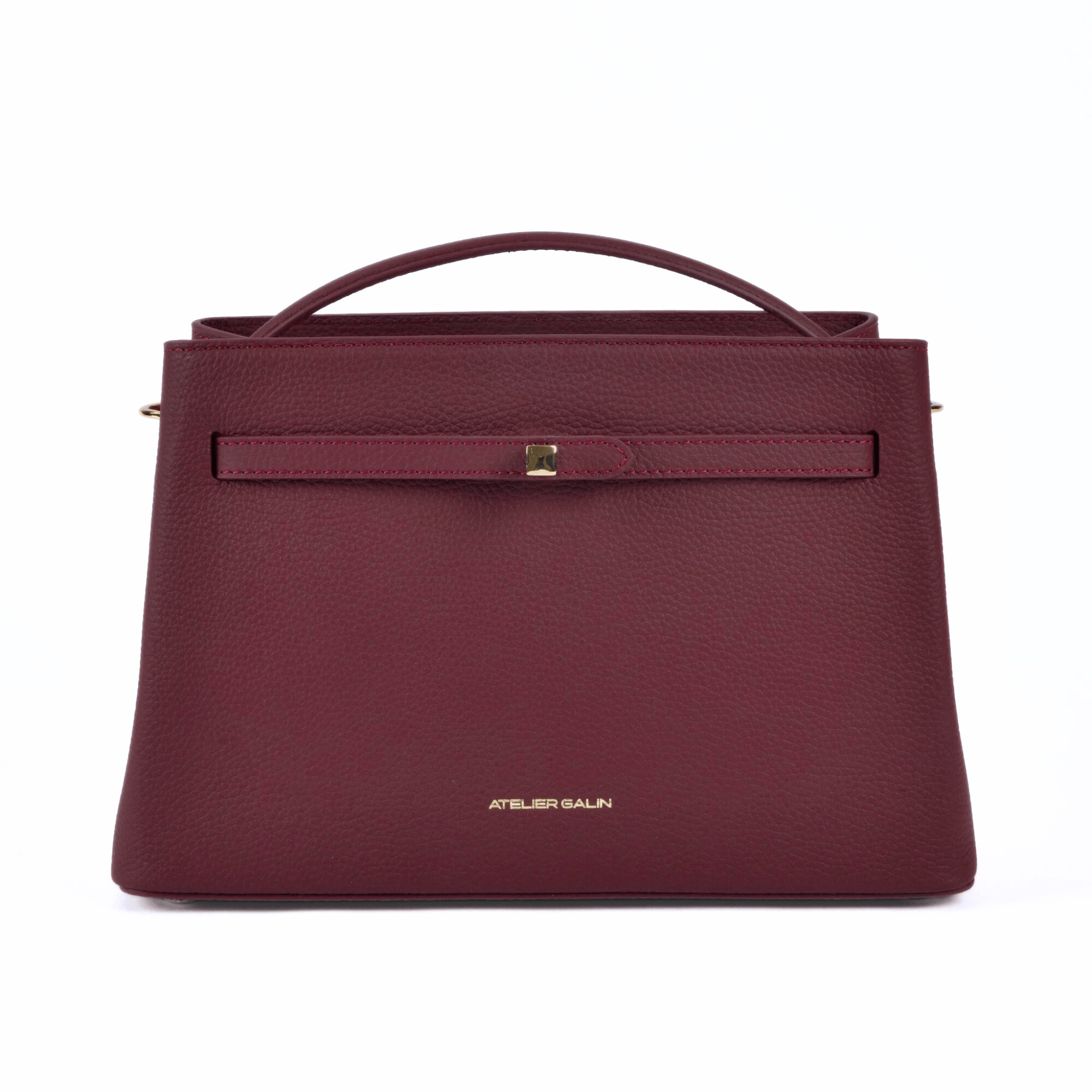 Cube Lock Bag - Merlot