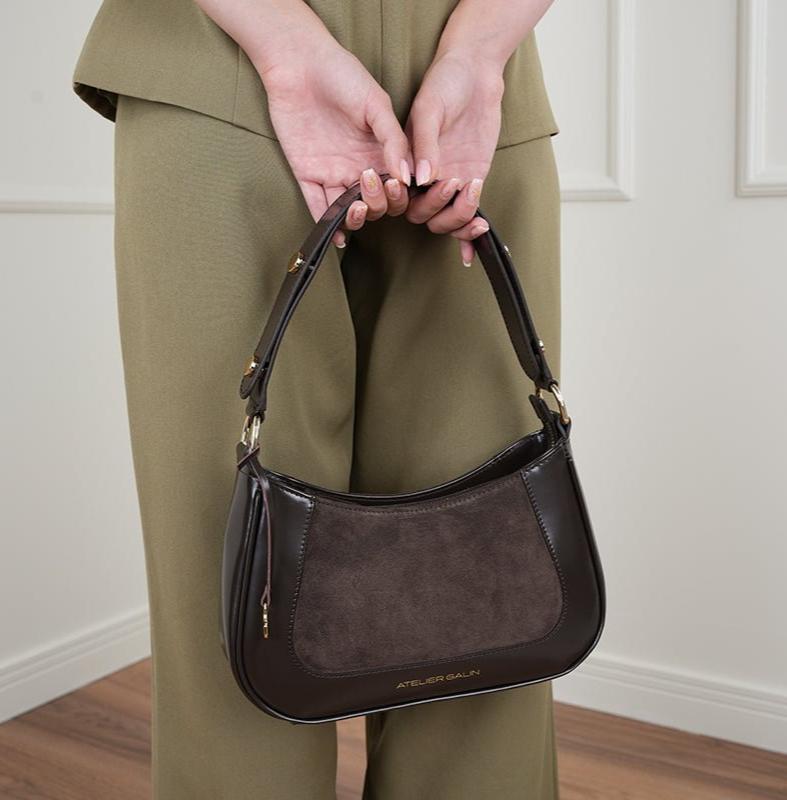 Jasmine Hobo Bag - Choco - Atelier Galin