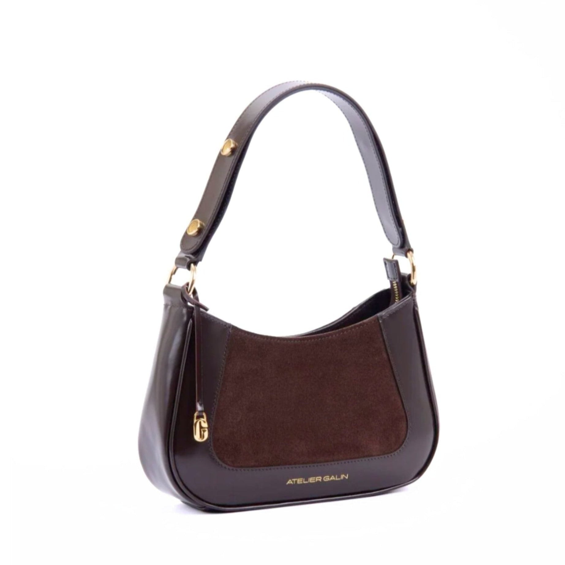 Jasmine Hobo Bag - Choco - Atelier Galin