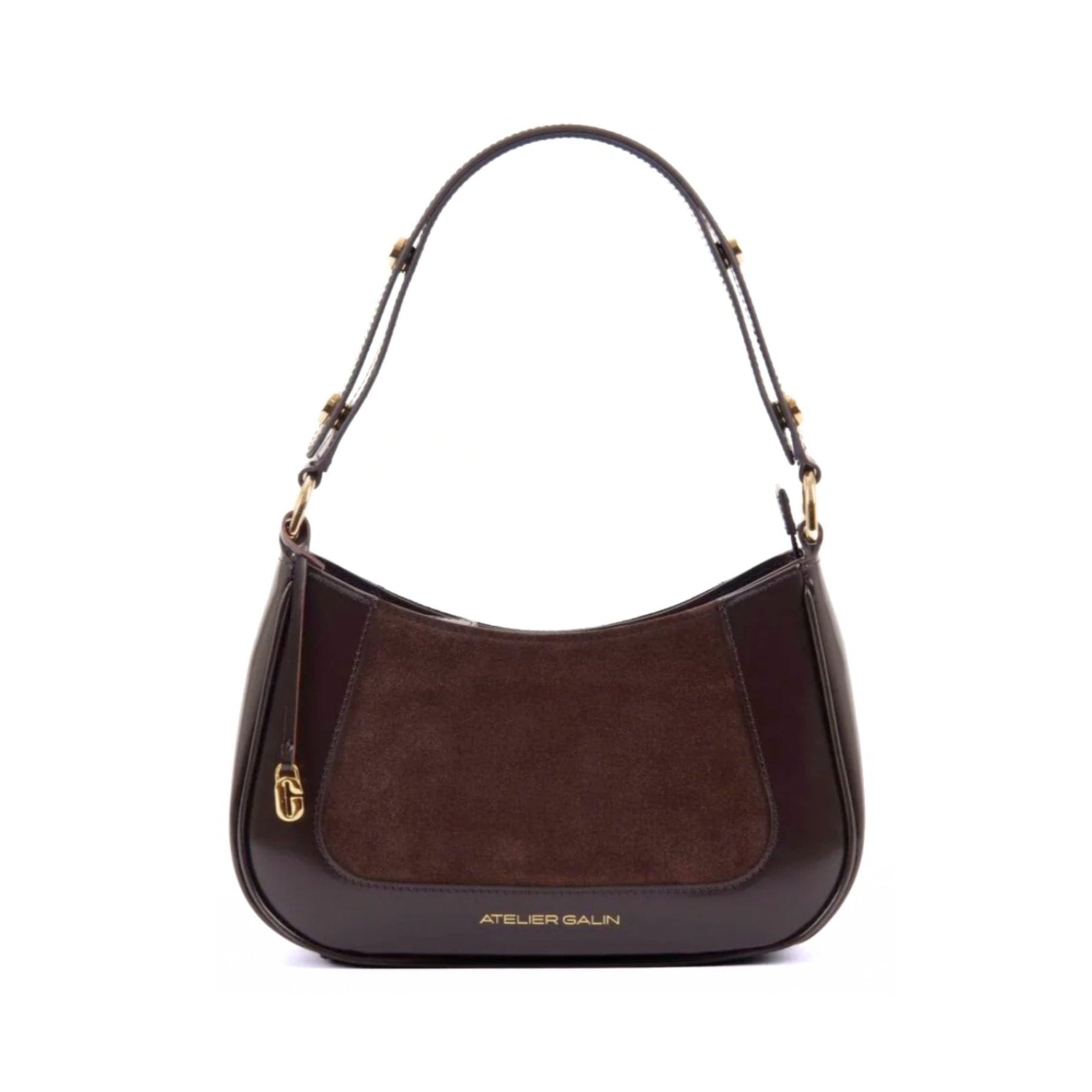 Jasmine Hobo Bag - Choco - Atelier Galin