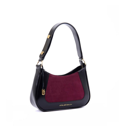 Jasmine Hobo Bag - Deep Red - Atelier Galin