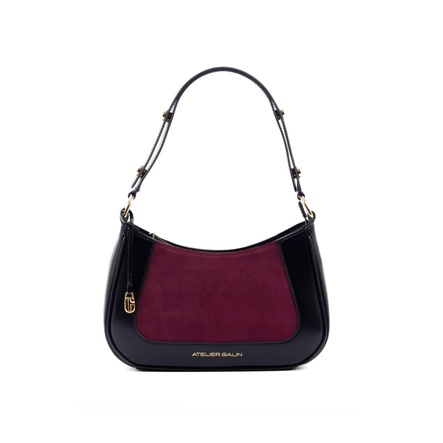 Jasmine Hobo Bag - Deep Red - Atelier Galin