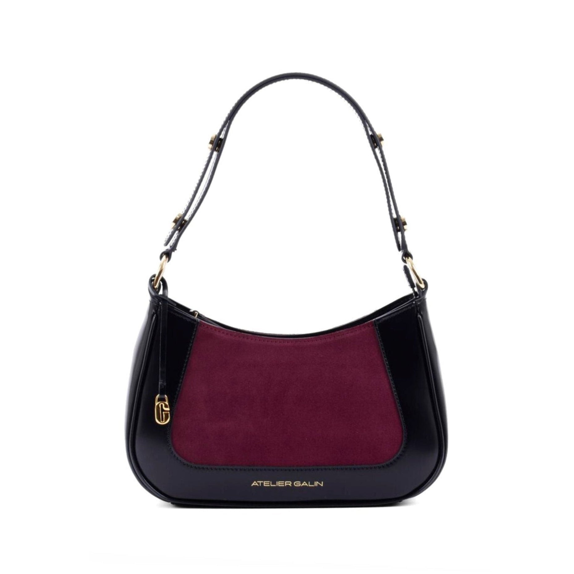 Jasmine Hobo Bag - Deep Red - Atelier Galin