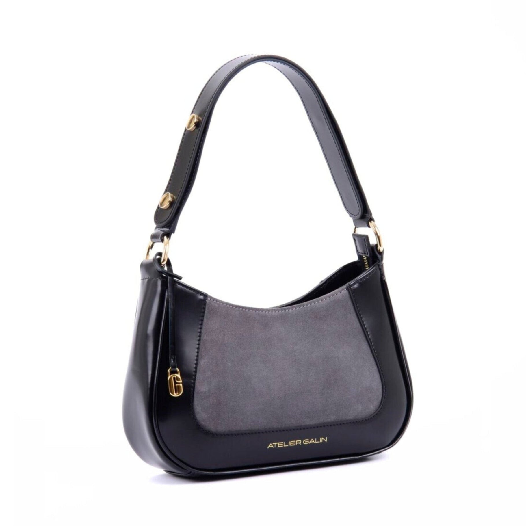 Jasmine Hobo Bag - Gris - Atelier Galin