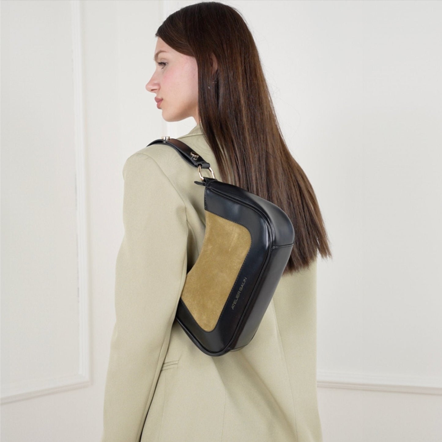 Jasmine Hobo Bag - Tabac - Atelier Galin